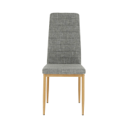 Stolička, svetlosivá látka/buk, COLETA NOVA