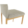 Stolička, béžová látka/buk, COLETA NOVA