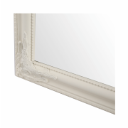 Zrkadlo, drevený rám smotanovej farby, MALKIA TYP 12