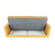 Celočalunený 3-sed, látka horčicová, AMEDIA