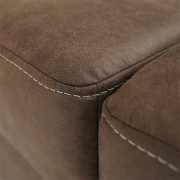 Sedacia súprava, látka hnedá/svetlofialová, pravá, LANZA