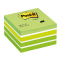 Bloček kocka Post-it 76x76 zelená