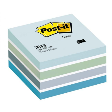 Bloček kocka Post-it 76x76 ľadová 2028N