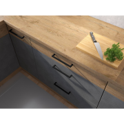 Spodná policová skrinka, dub lancelot, VEGA 30 D ZAK BB