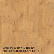 Horná policová skrinka, dub lancelot, VEGA 30 G-72 ZAK