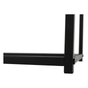 Príručný stolík, čierna/betón, TENDER