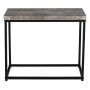 Príručný stolík, čierna/betón, TENDER