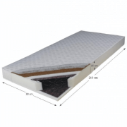 Matrac, pružinový, 90x210, KOKOS MEDIUM