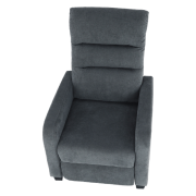 Relaxačné kreslo, sivá, TURNER