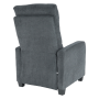 Relaxačné kreslo, sivá, TURNER