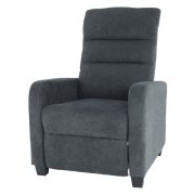 Relaxačné kreslo, sivá, TURNER