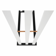 Stojan na uteráky, biela/čierna, KOMO NEW