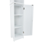 Vysoká skrinka, biela, ATENE TYP 1