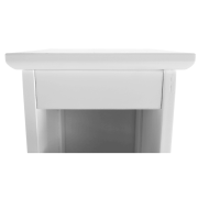 Úzky regál, biela, ATENE TYP 6