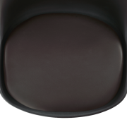 Stolička, tmavohnedá/buk, BALI 2 NEW