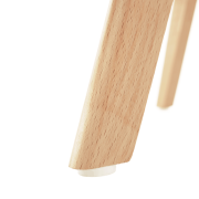 Stolička, tmavohnedá/buk, BALI 2 NEW