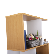 Regál, borovica/biela, ERDEM NEW TYP 3