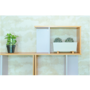 Regál, borovica/biela, ERDEM NEW TYP 3