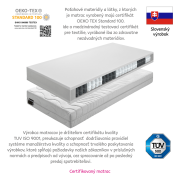 Matrac, pružinový, 160x200, BE TEXEL ALERGIK NEW