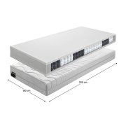 Matrac, pružinový, 180x200, BE TEXEL ALERGIK NEW
