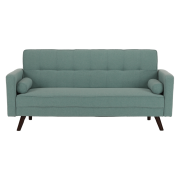 Rozkladacia pohovka, zeleno-mentolová látka, OTISA