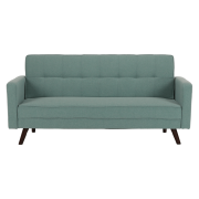 Rozkladacia pohovka, zeleno-mentolová látka, OTISA