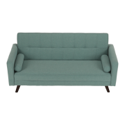 Rozkladacia pohovka, zeleno-mentolová látka, OTISA