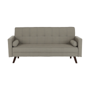 Rozkladacia pohovka, sivohnedá TAUPE látka, OTISA