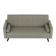 Rozkladacia pohovka, sivohnedá TAUPE látka, OTISA