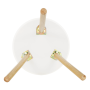 Príručný stolík, biela/prírodná, PAMINO