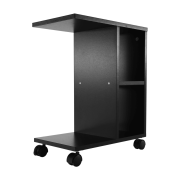 Príručný stolík, čierna, ABBAS NEW