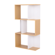 Regál, borovica/biela, ERDEM NEW TYP 1