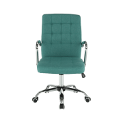 Kancelárske kreslo, azúrová zelená, MORGEN