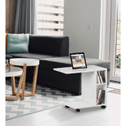 Príručný stolík, biela, NIDEN