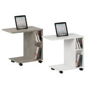 Príručný stolík, svetlý betón, NIDEN