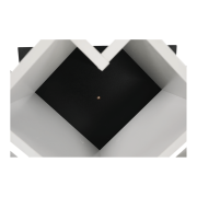 Regál, biela/čierna, VEVEY