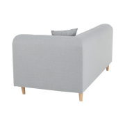 Pohovka, sivá, pravá, BROKEN