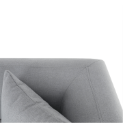 Pohovka, sivá, pravá, BROKEN