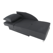 Rozkladacia pohovka, sivočierna látka, ľavá, LAUREL