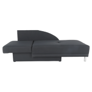 Rozkladacia pohovka, sivočierna látka, ľavá, LAUREL