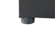 Rozkladacia pohovka, sivočierna látka, ľavá, LAUREL