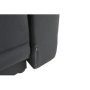 Rozkladacia pohovka, sivočierna látka, pravá, LAUREL