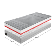 Matrac, penový, 183x200, BE TEMPO 30 NEW