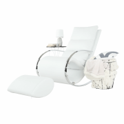 Príručný stolík, prírodná/čierna, NANCER TYP 2