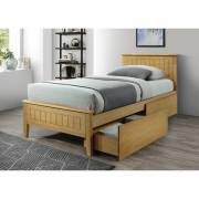 2 kusy, zásuvný kontajner pod posteľ, dub, MIDEA