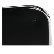 Zasadacia stolička, čierna ekokoža, BULUT