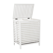 Kôš na bielizeň, biela, MENORK