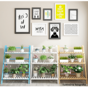 Skladací regál, biela, NEPEL TYP 1 + darček