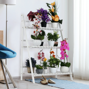 Skladací regál, biela, NEPEL TYP 1 + darček