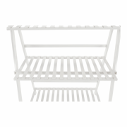 Skladací regál, biela, NEPEL TYP 1 + darček